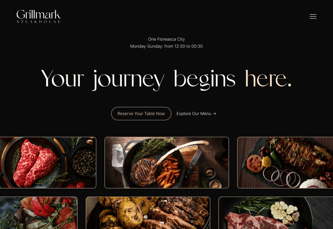 Grillmark Landing Page