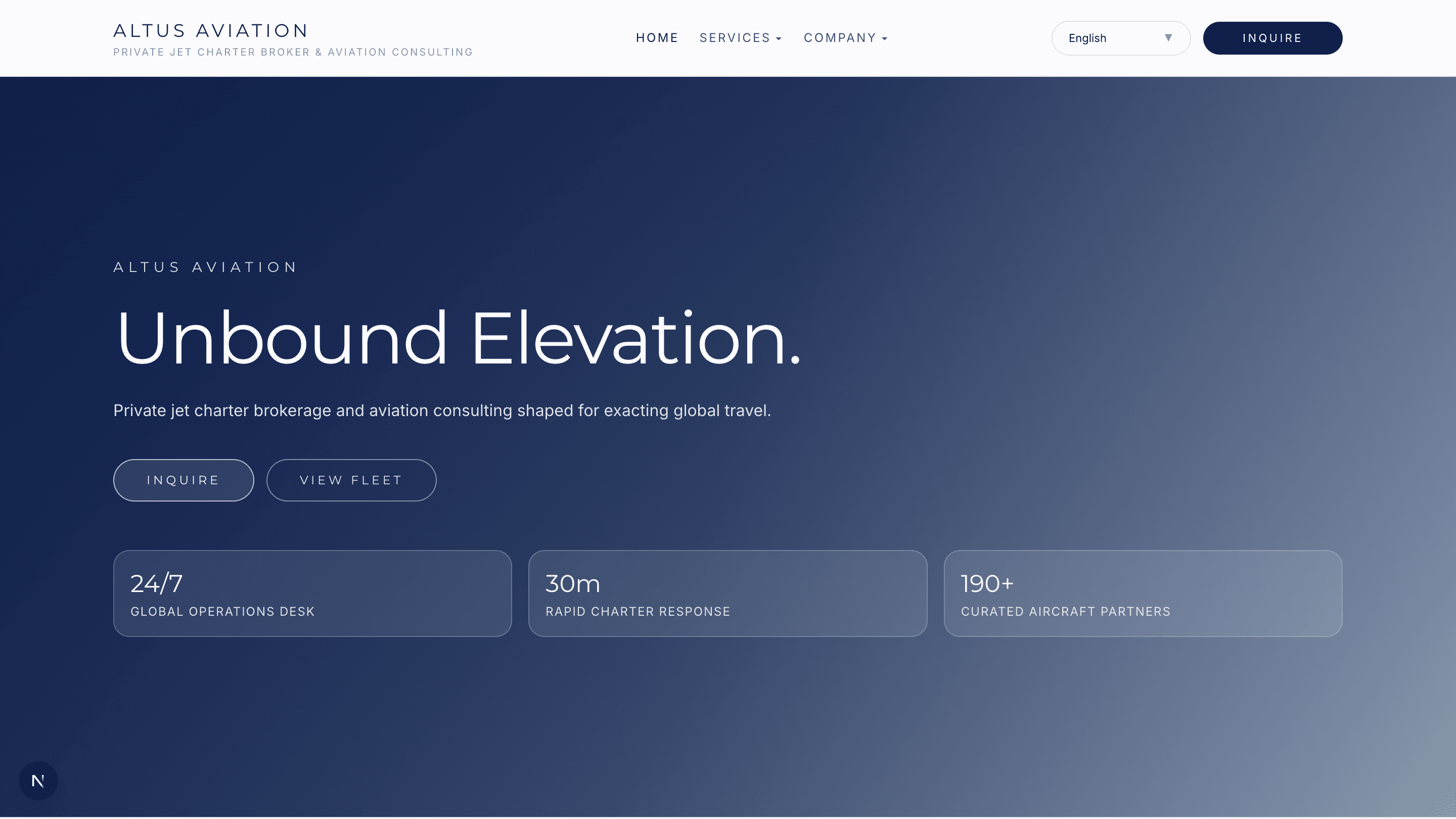 Altus Aviation project preview