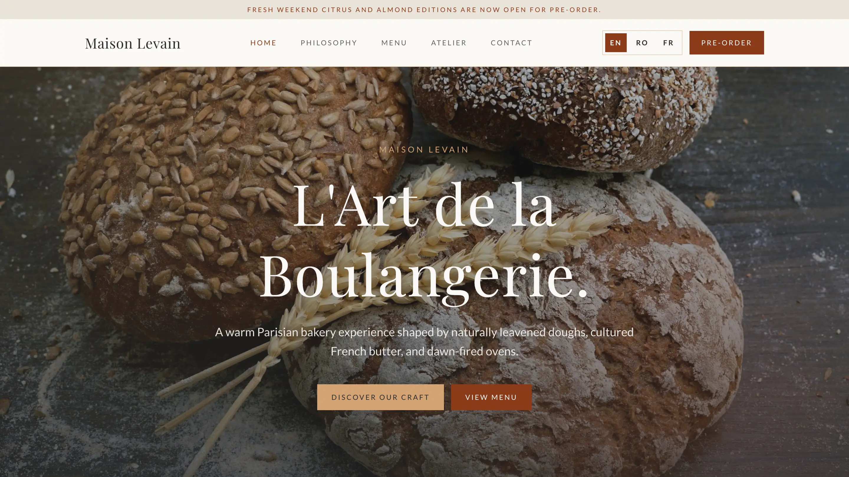 Maison Levain project preview