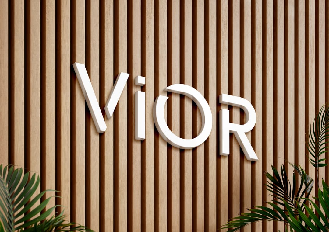 Vior Website Desktop View