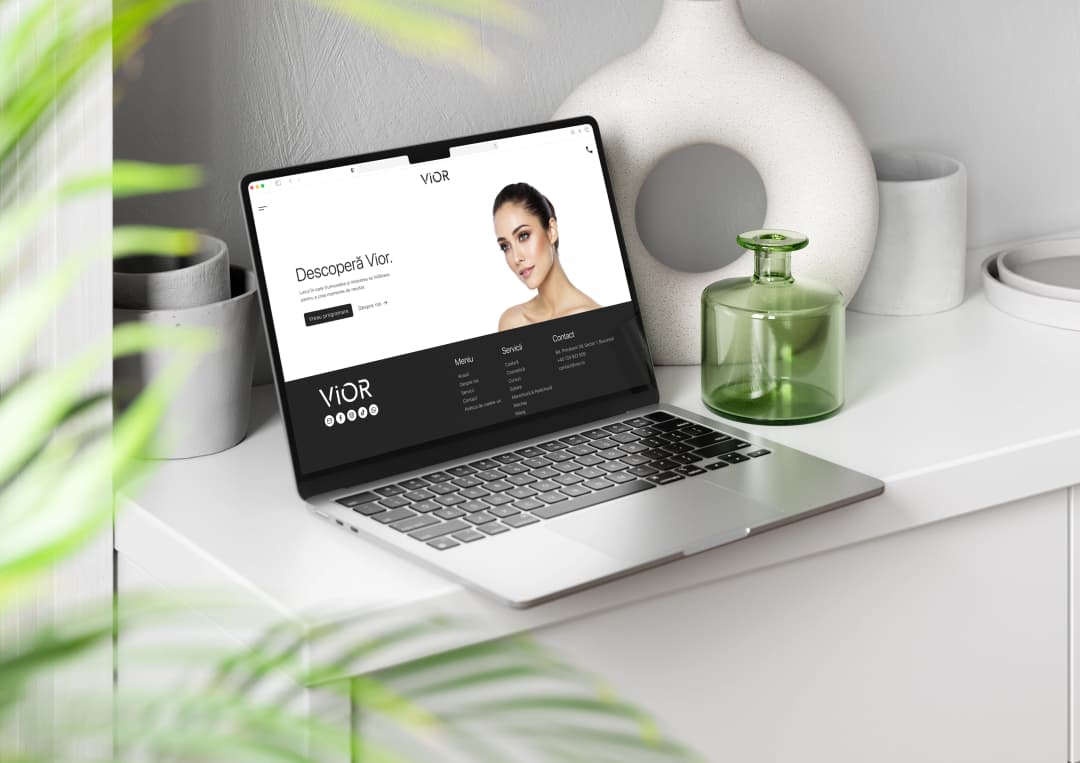 Vior Website Mobile View